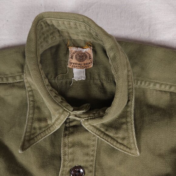 Vintage Boy Scout Uniform Shirt Two Harbors MN First Class Printing Patrol Youth - Picture 11 of 16
